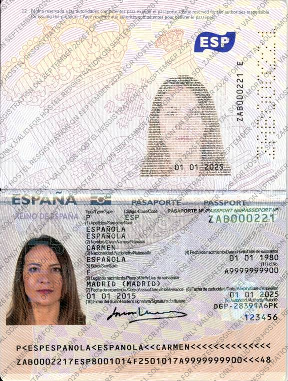 Passport watermarked